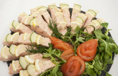 A platter of food